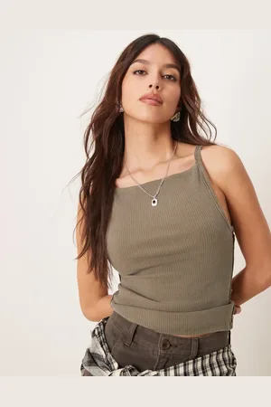 Free People Mia straight neck tank top in caiman