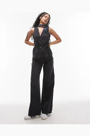 MANGO Daphne balloon leg jeans co-ord in washed