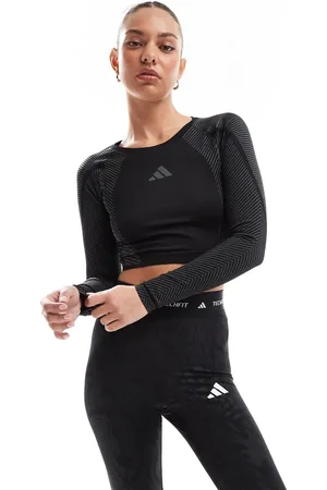 adidas Adidas Training seamless long sleeve top in