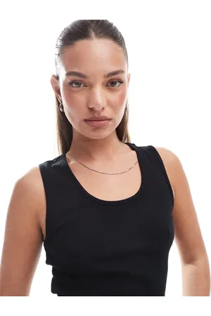 ASOS Scoop neck ribbed vest in