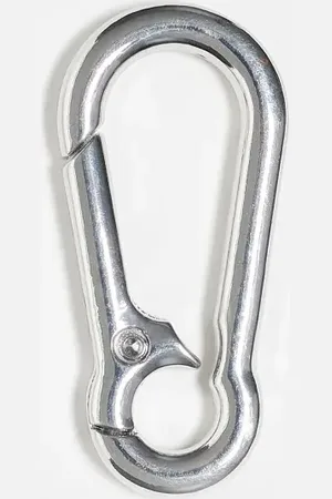 ASOS Jeans clip keyring in tone