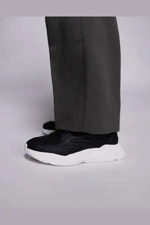 HUGO BOSS Leon monogram logo running trainer in