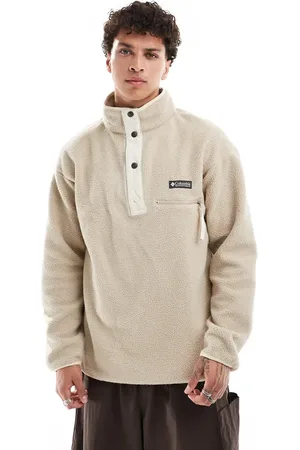 Columbia Helvetia half snap fleece in fossil