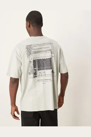 ASOS ASOS DESIG oversized t-shirt with scenic graphic in