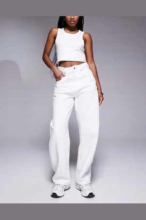 ASOS High waisted barrel jean in
