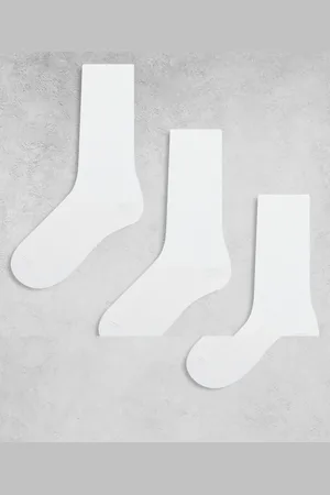 ARKET 3-pack cotton rib socks in