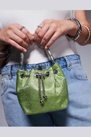 River Island Heatseal droplet pouch bag in