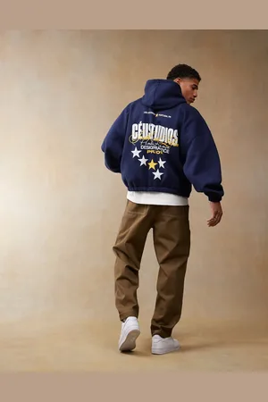 ASOS Extreme oversized hoodie with back print in