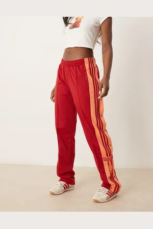 adidas Adibreak track pants in and orange
