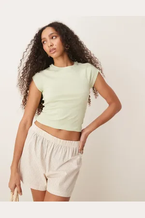 ASOS Raglan sleeve baby tee in pastel
