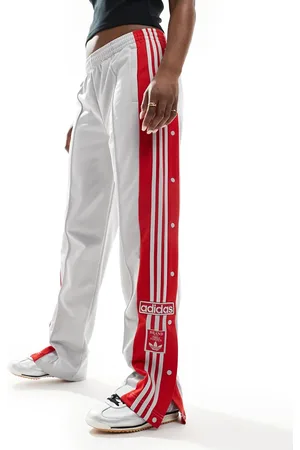 adidas Adibreak track pants in and red