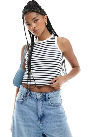 New Look Racer vest in stripe