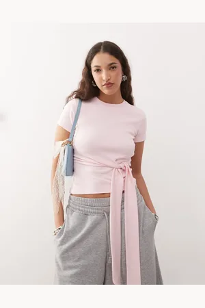 ASOS Tie side short sleeve t shirt in