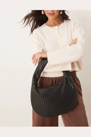 Gina Tricot Braided weave shoulder bag with twisted handle in