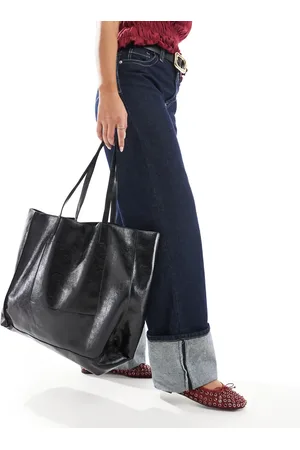 Stradivarius Reversible shopper bag in