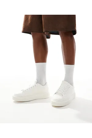 JACK & JONES Faux leather trainer in