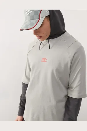 Umbro Washed high neck boxy t-shirt in