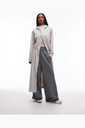 Rains Bold waterproof longest jacket in stone