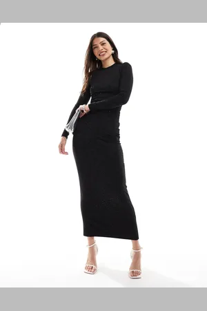 4th & Reckless All over hotfix maxi skirt co-ord in