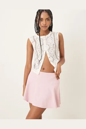 Abercrombie & Fitch Mid rise mini skort in