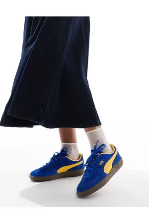 PUMA Palermo Vintage trainers in & yellow