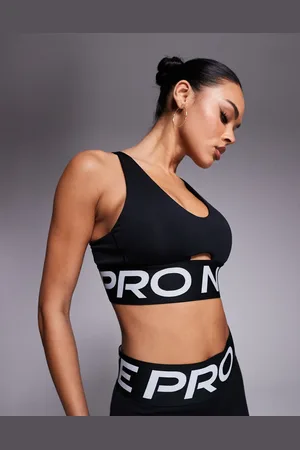 Nike Nike Pro Training Indy Dri-FIT Plunge light support sports bra in