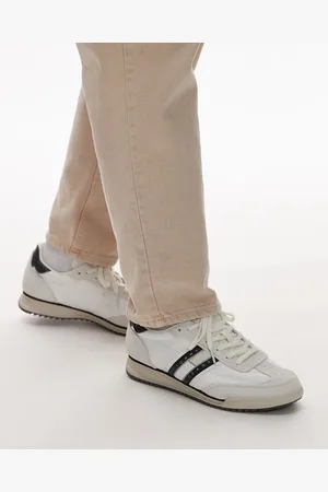 Tommy Hilfiger Retro runner cleat trainers in white and