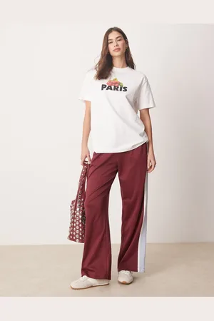 Abercrombie & Fitch Short sleeve oversized paris graphic t-shirt in