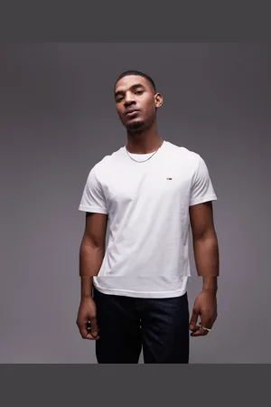 Tommy Hilfiger 2 pack slim logo t-shirts in /off white