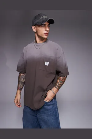 ASOS Oversized t-shirt in heavyweight 220gsm ombre wash in
