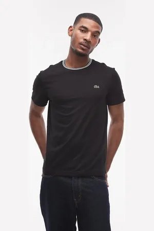 Lacoste T-shirt in with neck tipping