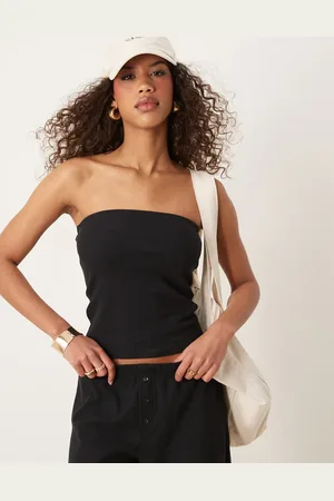 ASOS Long line waffle bandeau in