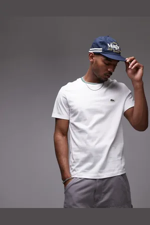 Lacoste T-shirt in with neck tipping