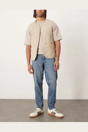 ASOS Tapered jeans in mid wash