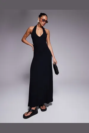 ASOS Halter maxi dress in