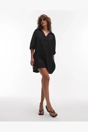 Topshop Soft touch cupro romper playsuit in