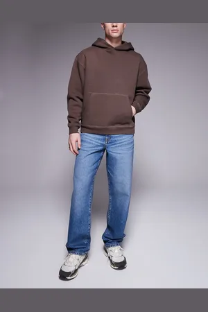 ASOS Baggy fit jeans in mid wash