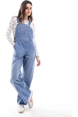 ASOS Denim dungaree in mid