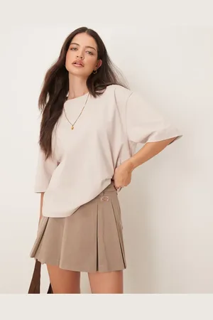 Dickies Unionville pleated work skirt in light tan