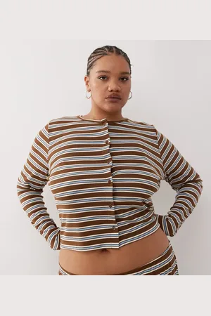COLLUSION Plus ribbed cardigan