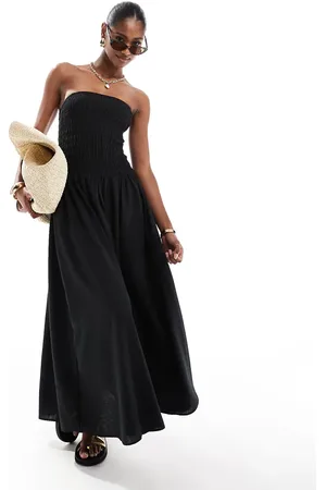 Brave Soul Bandeau midi dress in