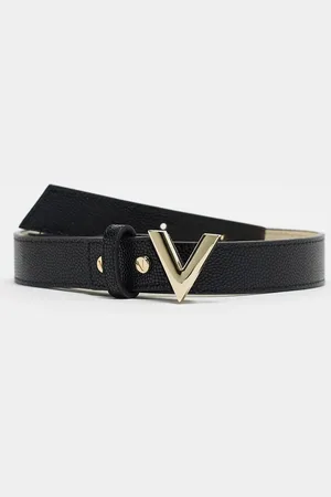 VALENTINO Valentino Divina gold V detail belt in
