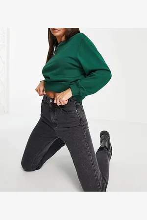 Pull&Bear High waisted mom jean in washed