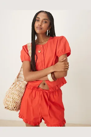ASOS Frill detail top co-ord in