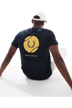 Fred Perry Tennis back print graphic in