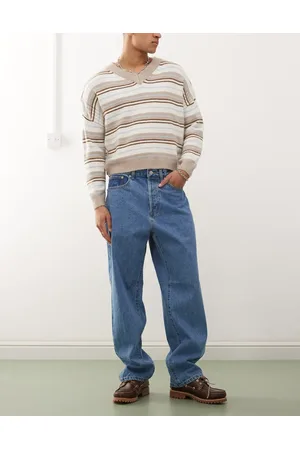 Obey Classic baggy jeans in light indigo