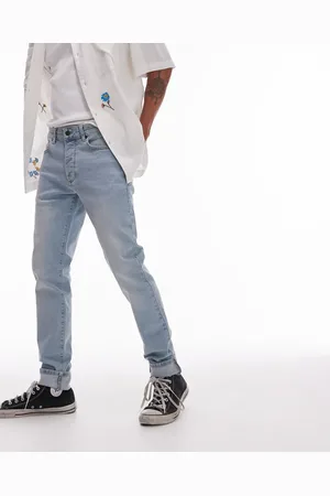 Topman Skinny jeans in tinted summer light wash