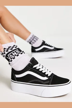 Vans Old Skool Stackform trainers in black and