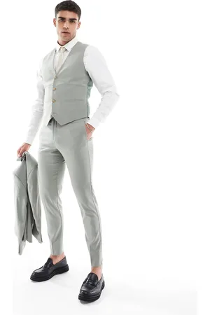ASOS Skinny suit trousers in light