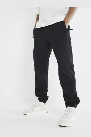 River Island Cuffed cargo trousers in